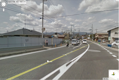 久我橋西詰め南側