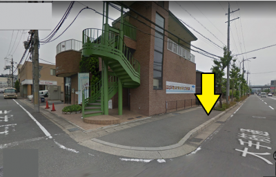 国道1号線大手筋交差点東入ル北側・蘇生会病院東側