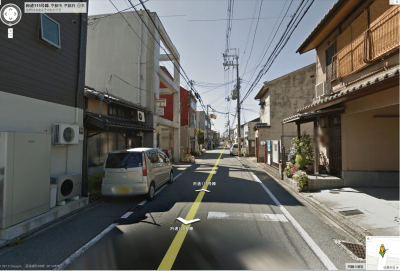 竹田街道津知橋交差点下ル東側