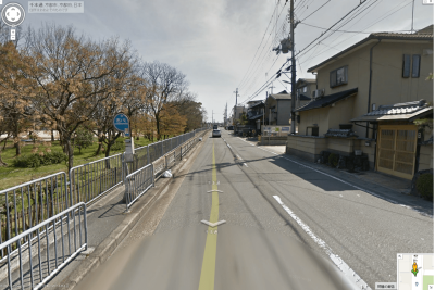 旧千本通城南宮道下ル・鳥羽離宮跡西側