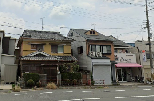 「棒鼻」交差点北側