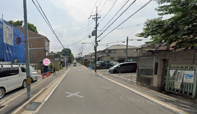 藤森小学校北側